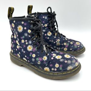 Dr Martens Delaney Canvas Floral Boots 